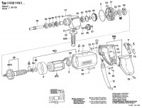 Bosch 0 602 116 001 GR.65 Drill Spare Parts